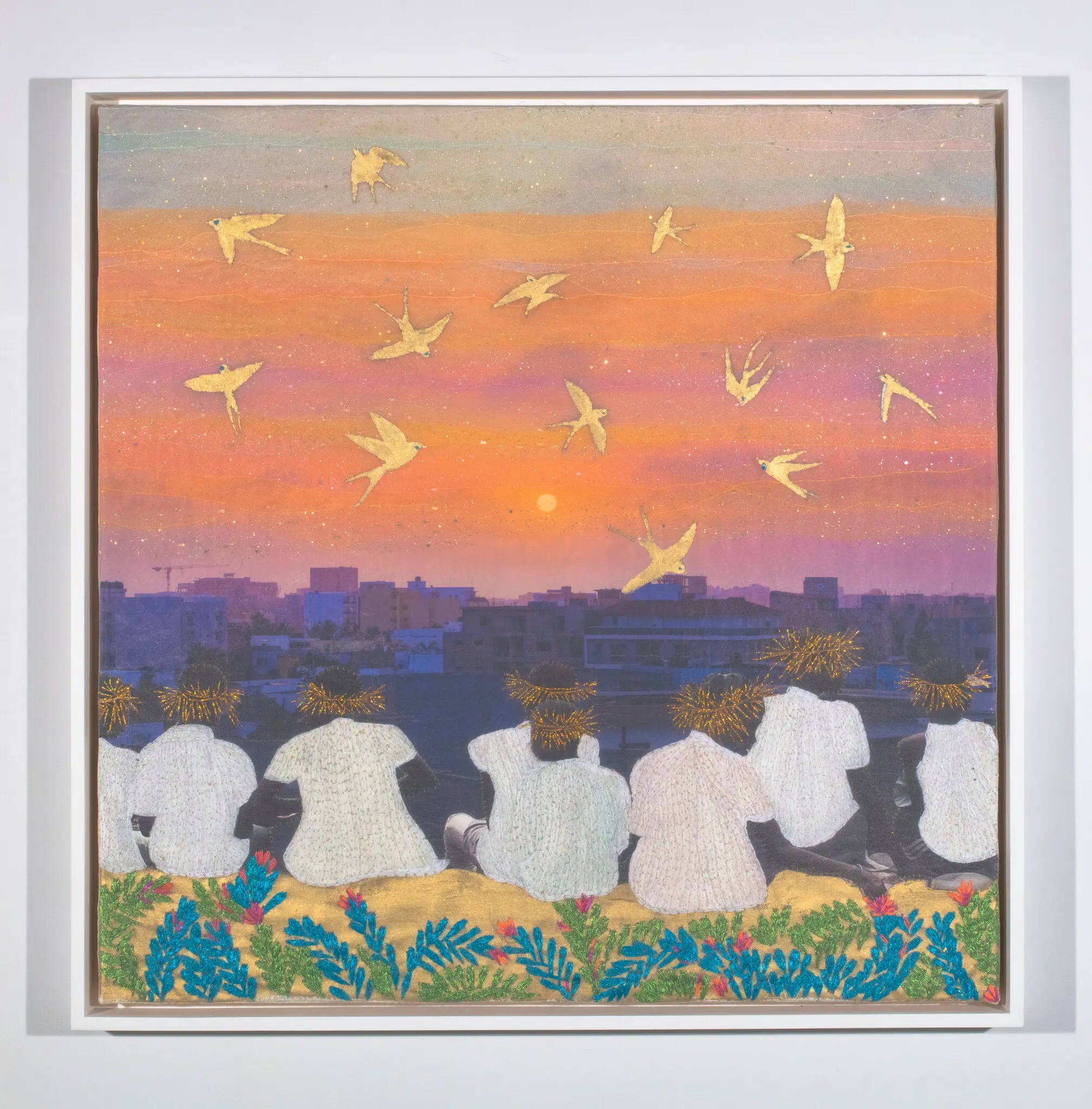 Joana Choumali’s “The Return of the Swallows” (2021). Courtesy of the artist and Sperone Westwater.