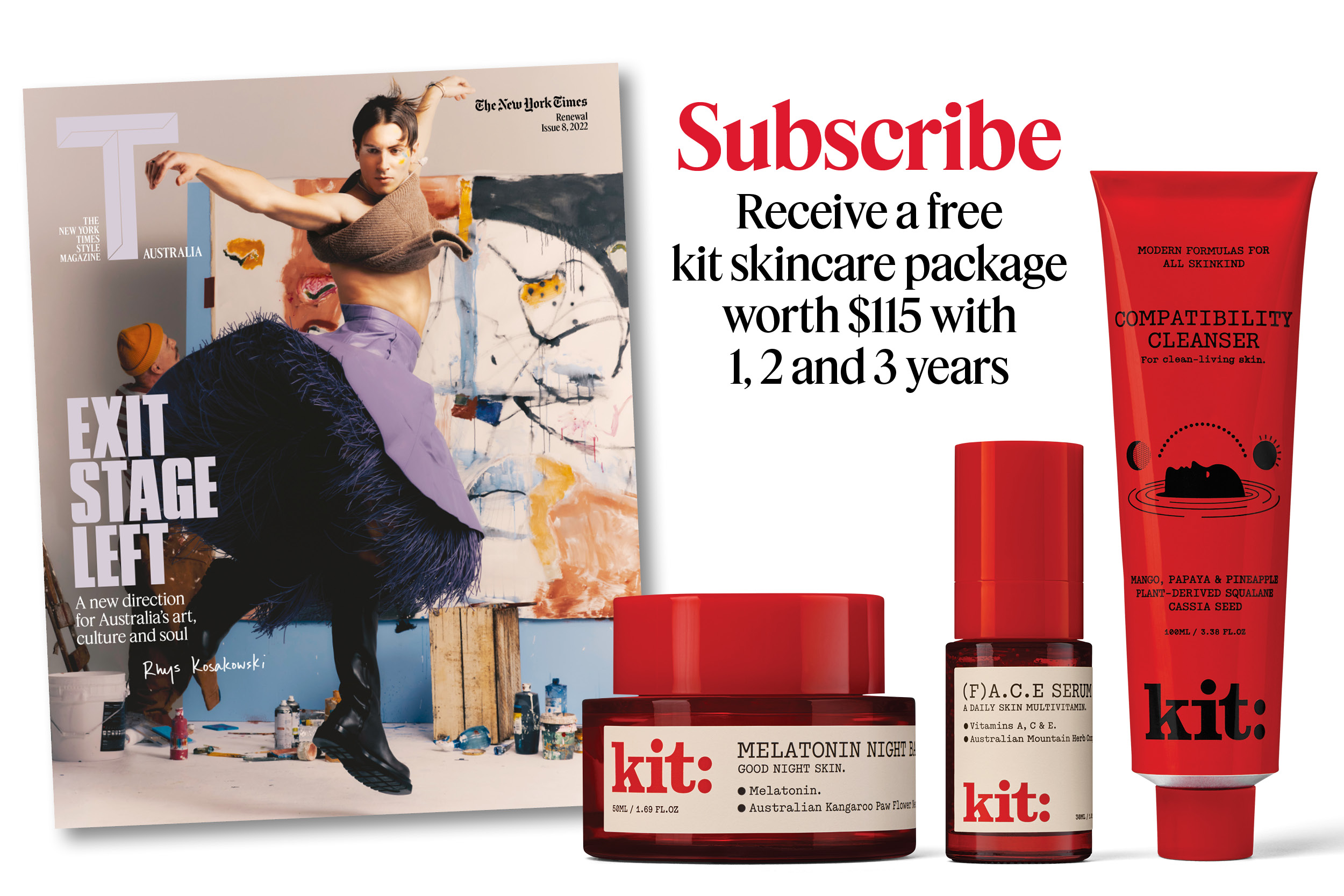 T Australia Issue 8 Subscription Offer