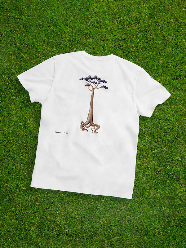 Pangaia x Kenny Scharf Organic Cotton T-shirt in Swamp Style