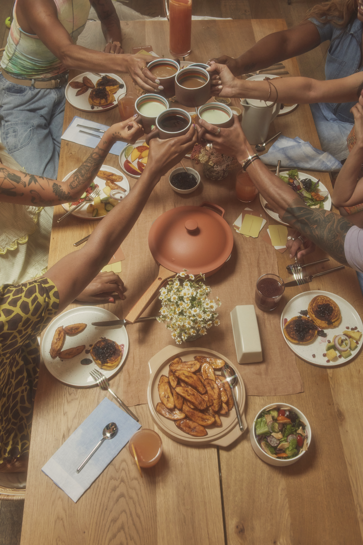 The ideal breakfast made on ceramic mesh. - Globalkitchen Japan