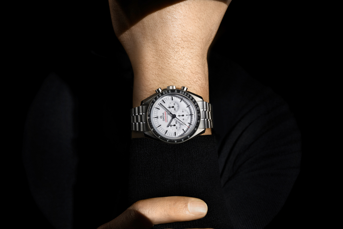 The New Speedmaster Moonwatch With Lacquered White Dial