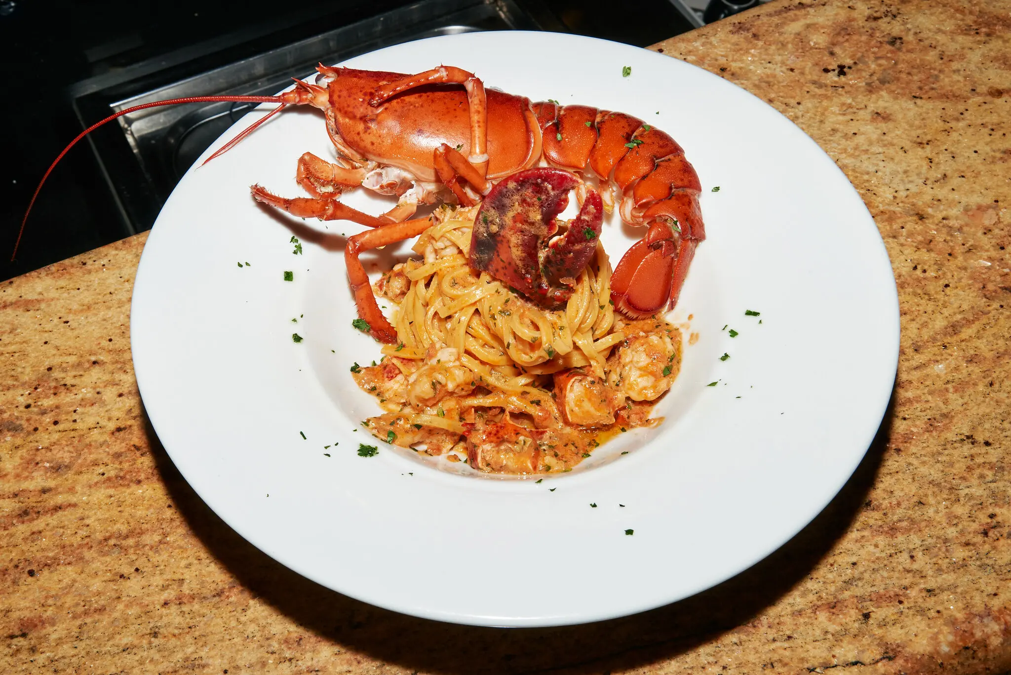 The Tagliolini With Lobster at Ristorante Cecio