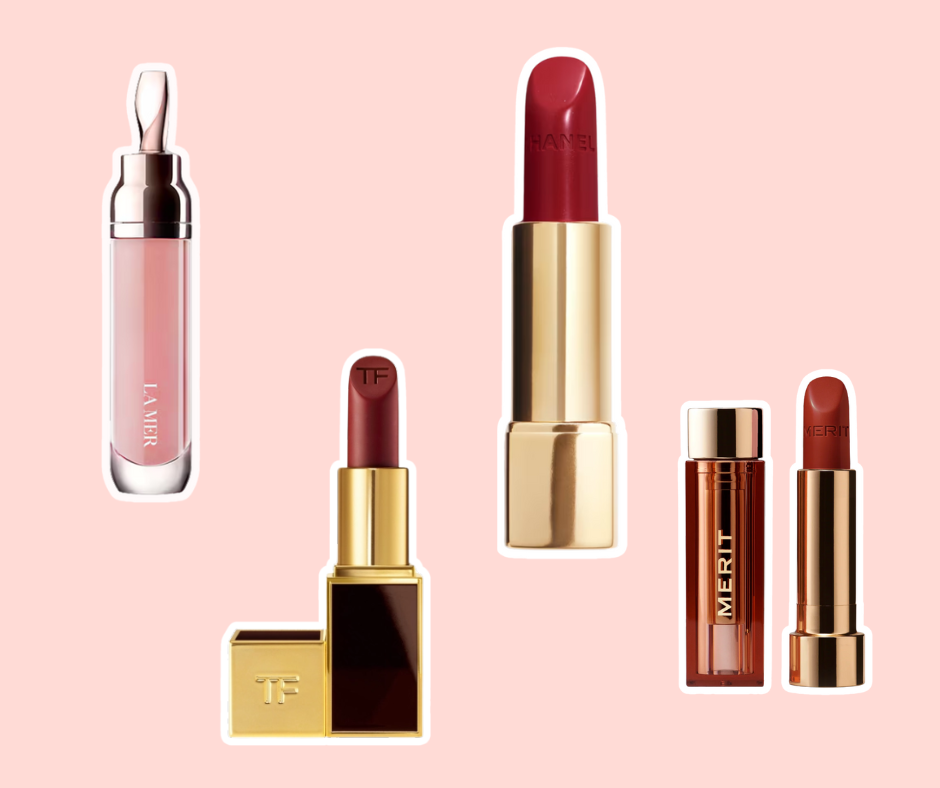 A collage of lipsticks. Images courtesy of the brands.