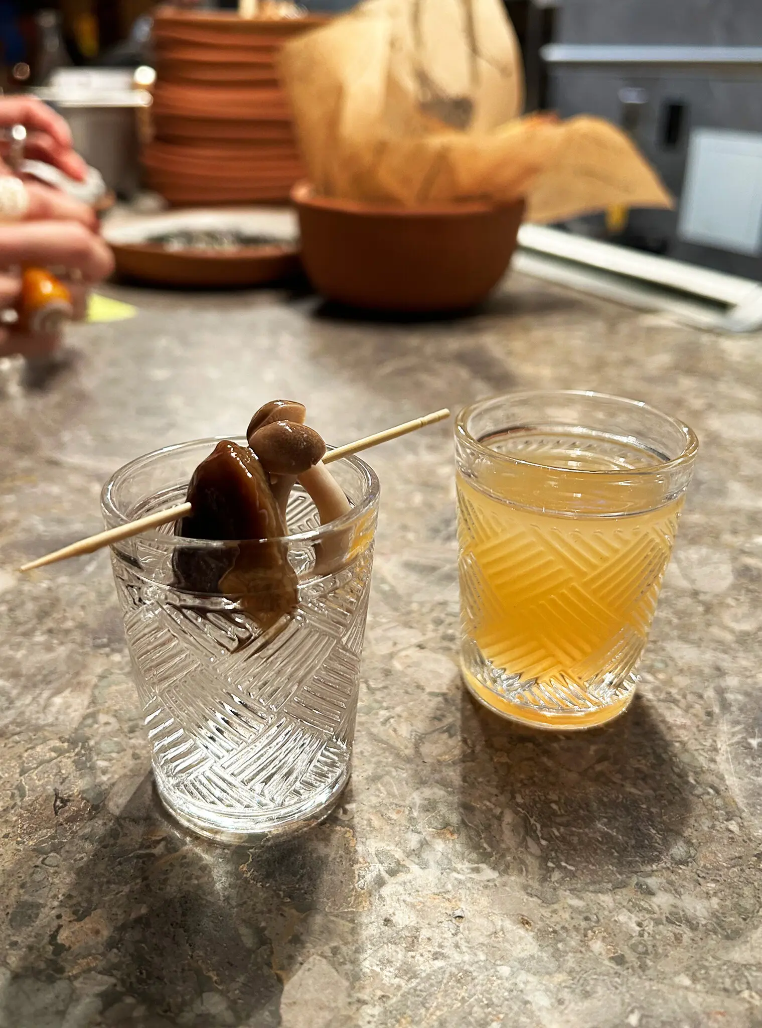 A mini cocktail.