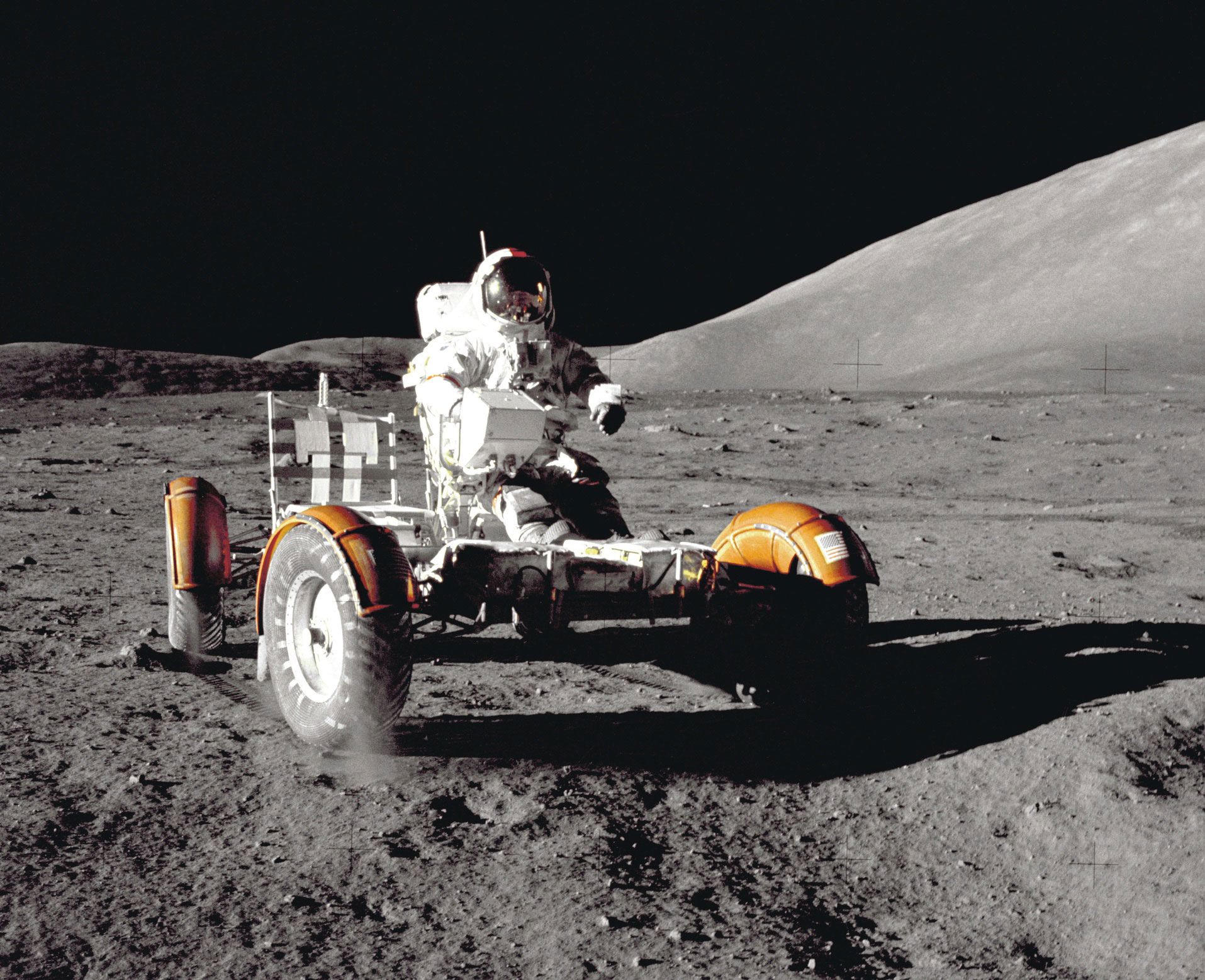 13-Dec.-1972_Cernan_ Astronauts at work on the moon.
