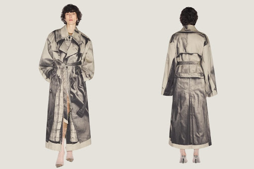 Jean Paul Gaultier Trompe L’oeill trench coat