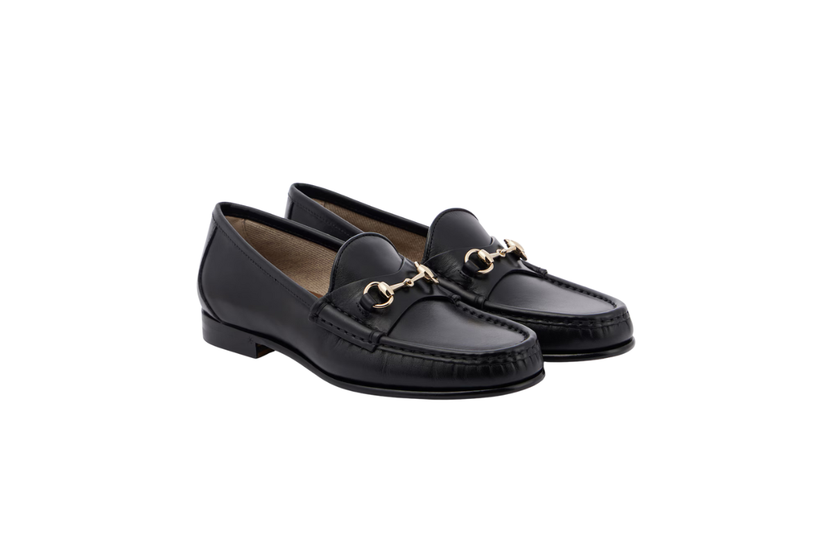 Gucci 1953 Horsebit Loafer in Black Leather, $1,650. Courtesy of the brand.